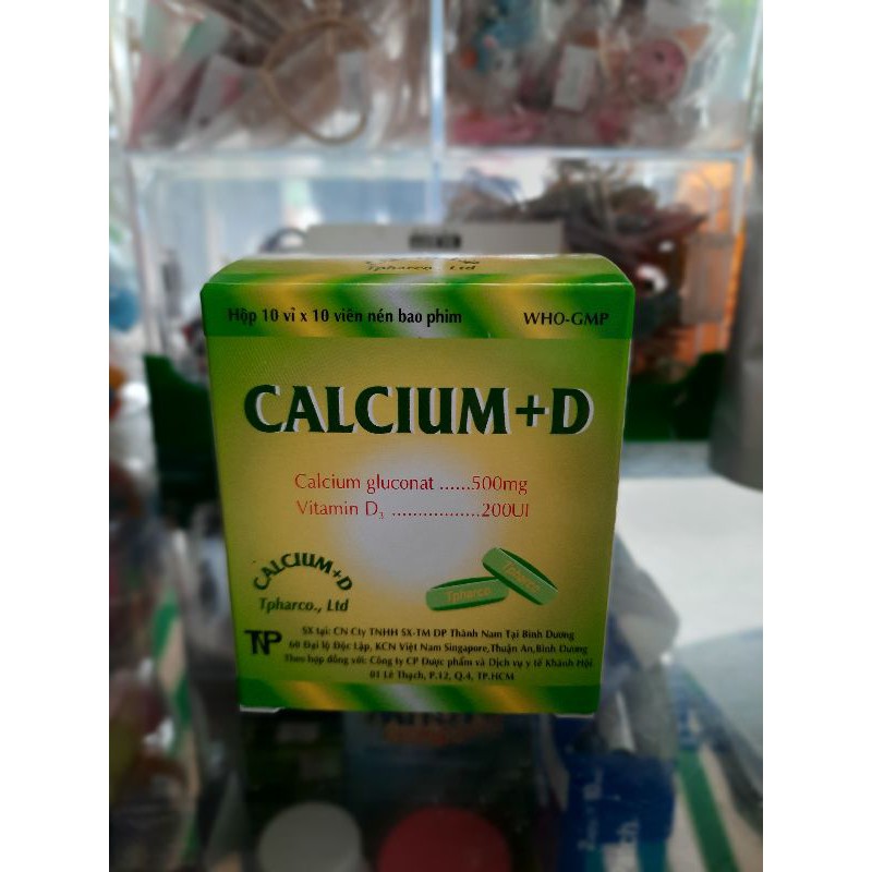 Viên Uống CALCIUM- D  ⚡ CAM KẾT CHÍNH HÃNG ⚡ Bổ sung Calci và vitamin D3