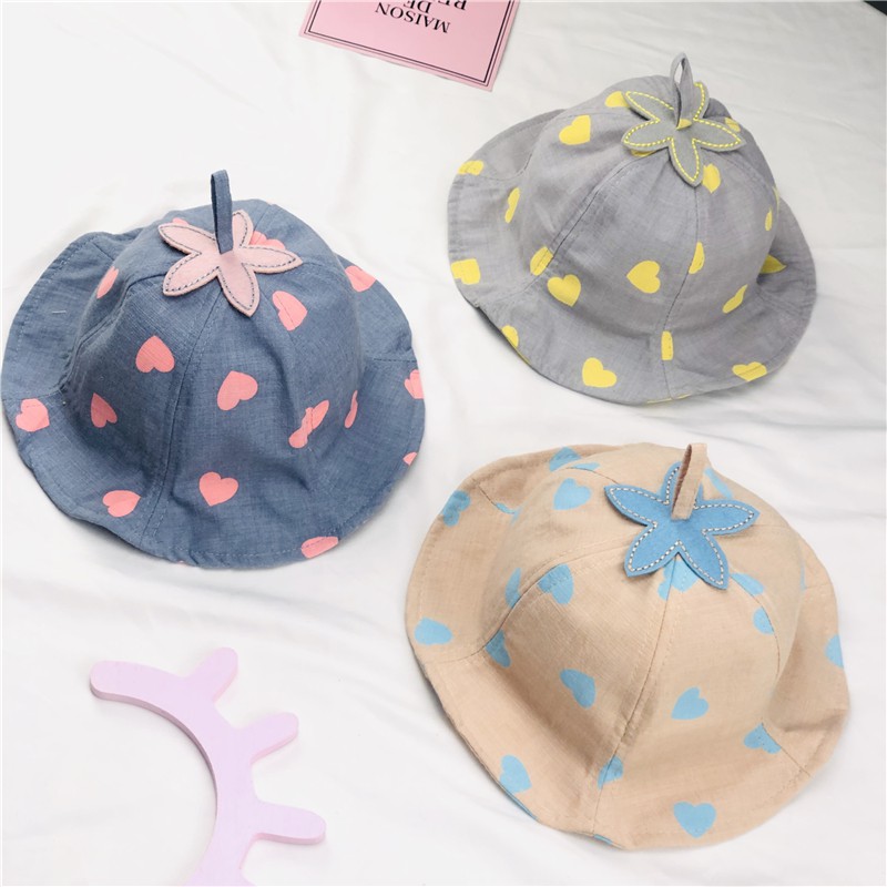 (Hàng Có Sẵn) Mũ Bucket Che Nắng Dễ Phối Đồ Thời Trang Xuân Hè Cho Bé Trai/Bé Gái