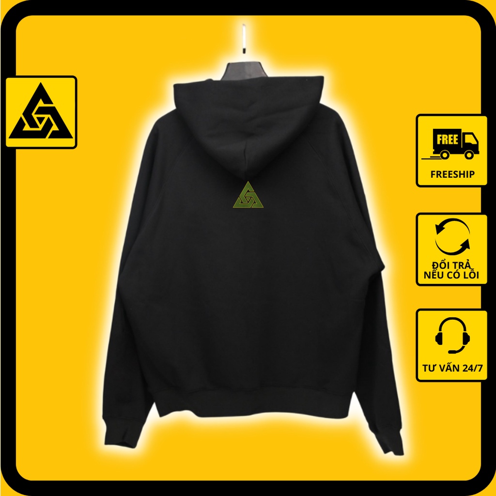 Áo hoodie form rộng nam nam nữ ATLA khoác nỉ sweater local brand có mũ dày dặn