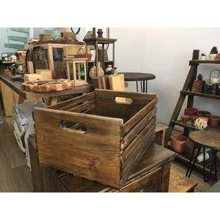 Thùng gỗ trang trí đa năng - Thùng crates