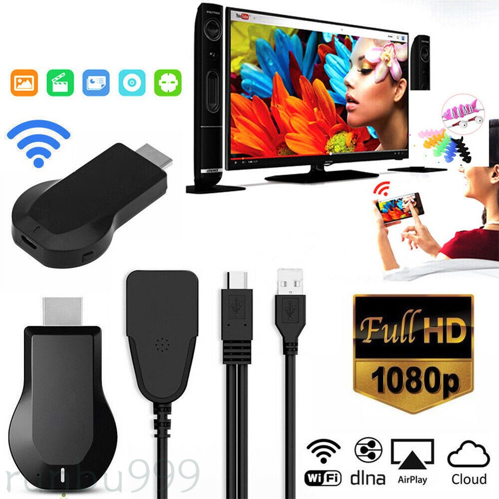 Rb999. Dongle phát Wifi Anycast M4 PLUS 1080P không dây cho điện thoại/máy tính bảng