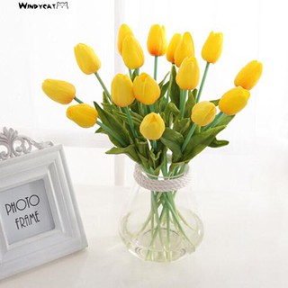 Hoa Tulip Giả Bằng Lụa Để Trang Trí