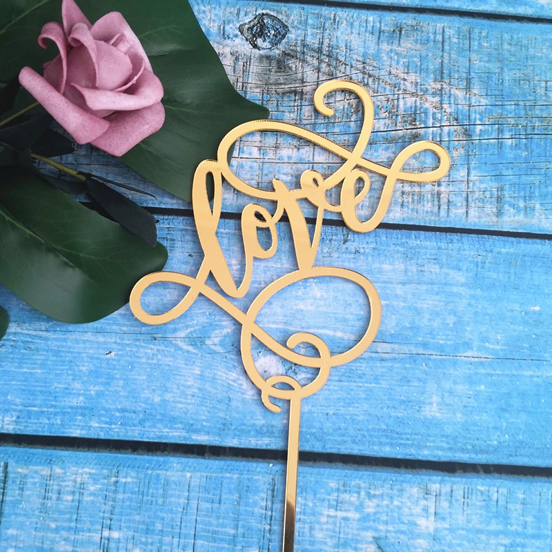 [SIÊU RẺ❤️] – Combo 10 Meka Love Nghệ Thuật - Trang trí bánh sinh nhật bánh kem