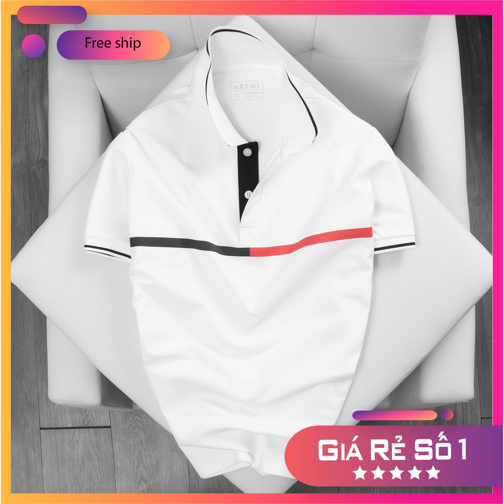 [Giảm Giá 50%] Áo Polo Nam phối màu cao cấp.