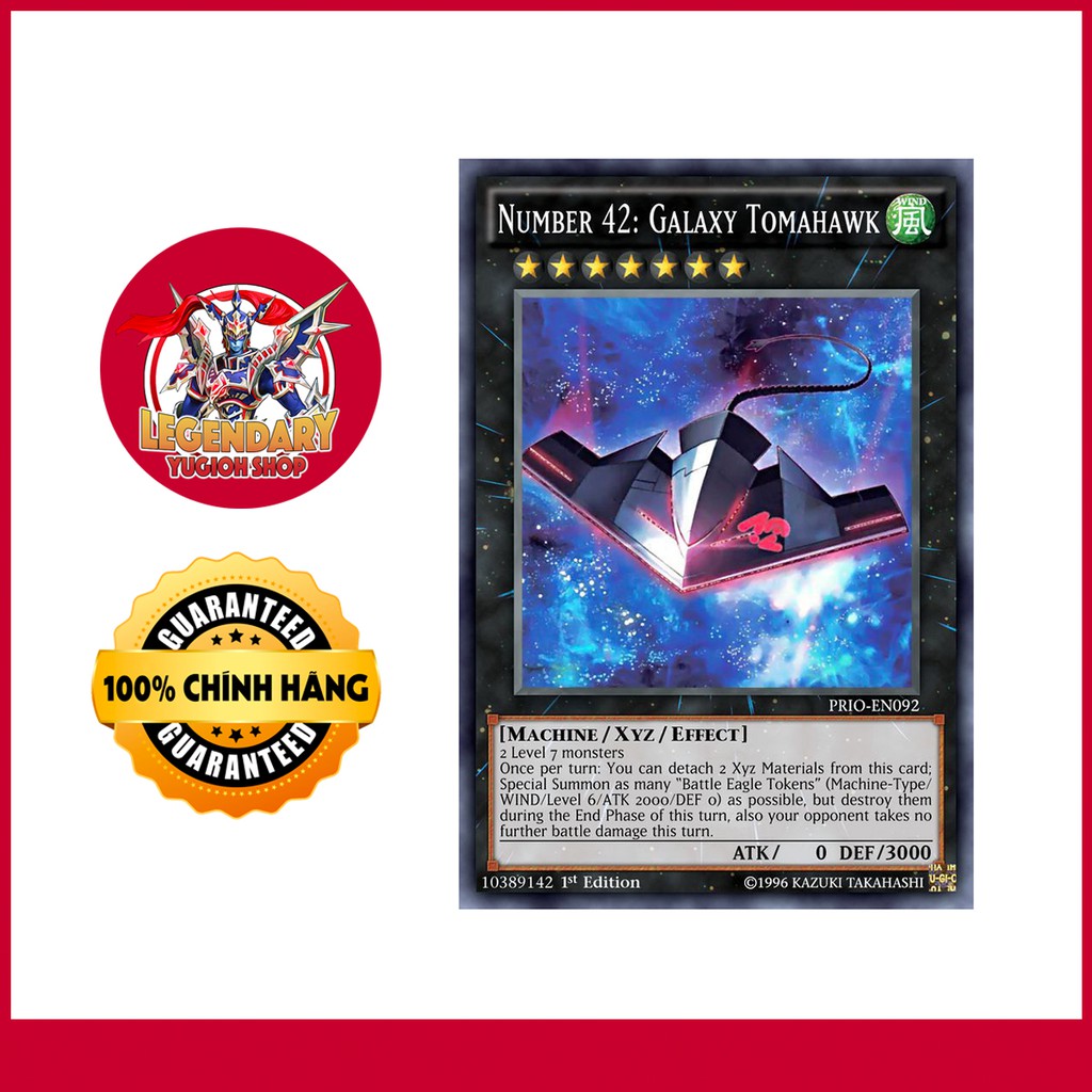 [JP][Thẻ Bài Yugioh Chính Hãng] Number 42: Galaxy Tomahawk