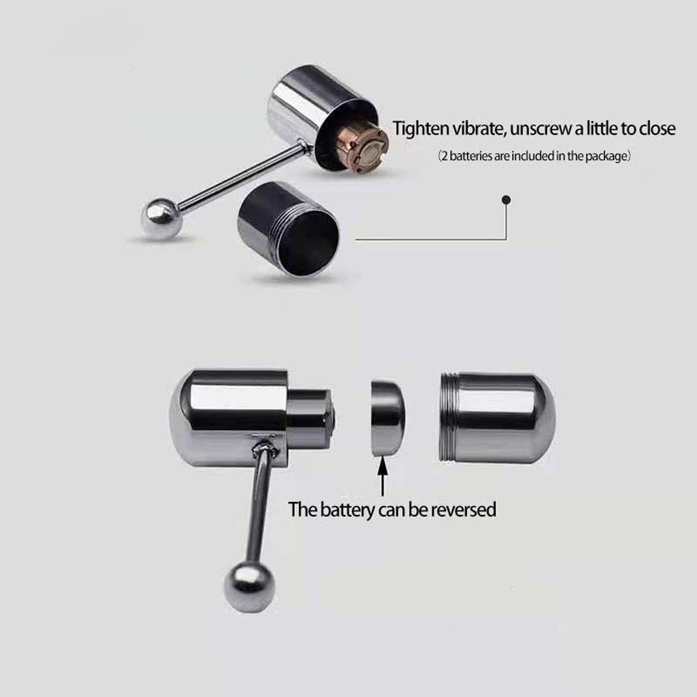 Khuyên Xỏ Lưỡi Bằng Thép Titan Không Gỉ Cá Tính Thời Trang Unisex