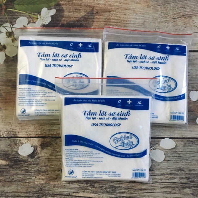 Lót phân su cho bé sơ sinh 30 tờ