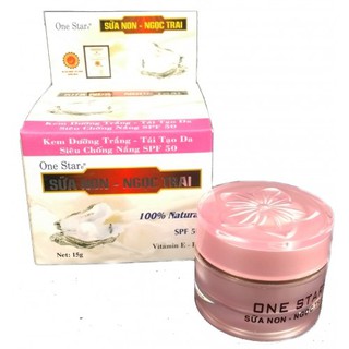 Kem dưỡng trắng, chống nắng SPF 50 SỮA NON NGỌC TRAI 15g