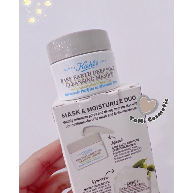 Set Kem Dưỡng & Mặt Nạ Kiehl’s Mask & Moisture Duo