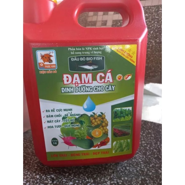 Phân bón lá Đạm Cá Phước Hưng 5000ml