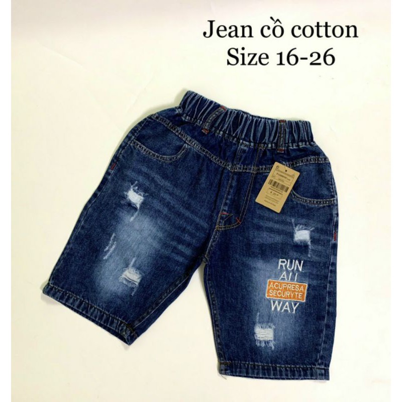 🔥XẢ LẺ SIZE 🔥  BCQ1(30KG-55kg) quần jean bé trai size đại cồ.