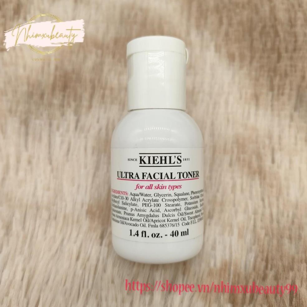 Toner cấp ẩm chuyên sâu Kiehls ultra facial mini 40ml