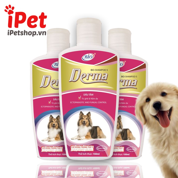 Sữa Tắm Dưỡng Da Trị Ghẻ, Nấm Cho Chó - Bio Derma - iPet Shop