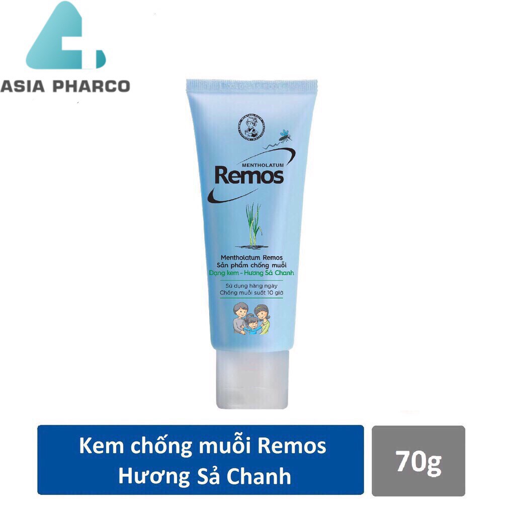 Kem chống muỗi Rohto Metholatum Remos Hương Sả Chanh 70g