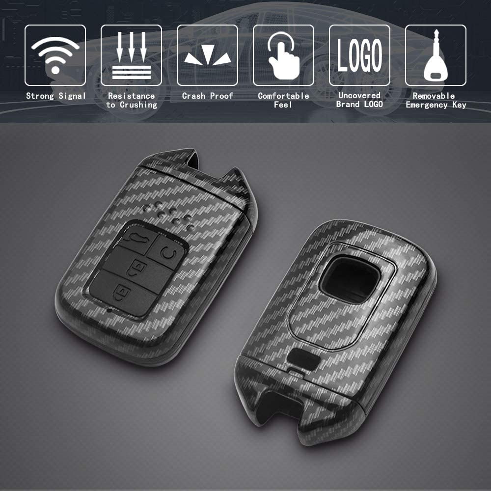 Bao da chìa khóa, ốp chìa khóa carbon, móc khóa xe Honda CRV, City, Civic, Accord
