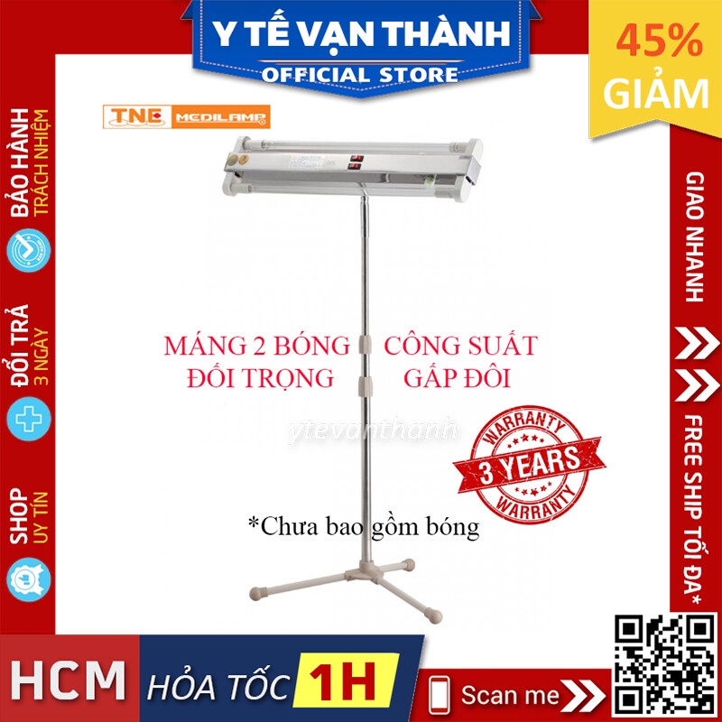 ✅ [BH 3 NĂM] Máng Đèn Cực Tím UV Thành Nhân TNE (Có Chân - Máng Đôi) | Diệt Khuẩn Không Khí -VT0869