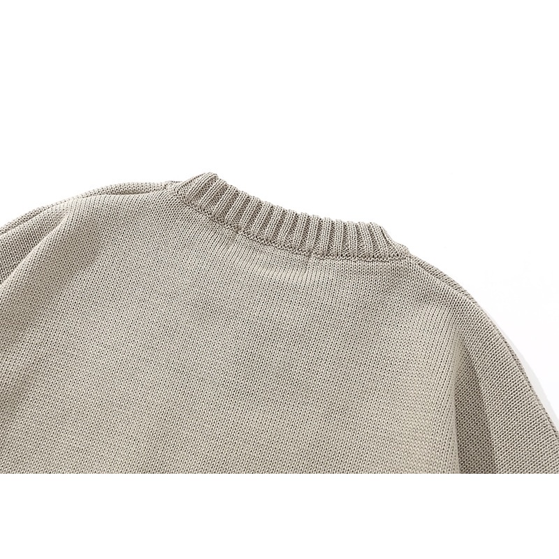 Áo sweater Dệt Kim In Hình Thiên Thần Phong Cách harajuku Đường Phố Cá Tính Cho Nam