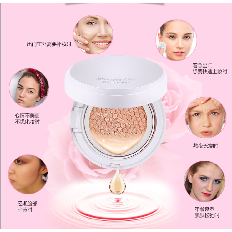 Phấn nước ngọc trai cushion BB Cream dưỡng ẩm Lameila hàng nội địa trung | BigBuy360 - bigbuy360.vn