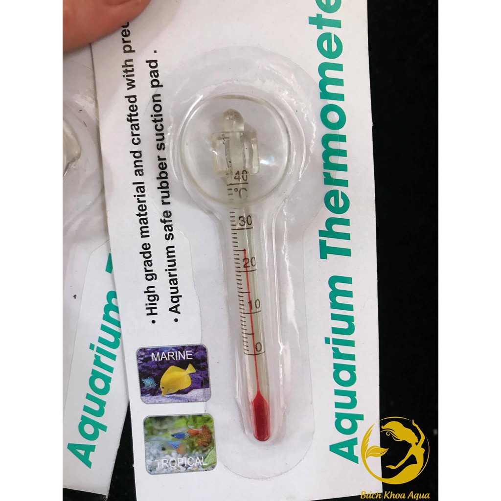 Nhiệt kế thuỷ ngân mini Aquarium Thermometer