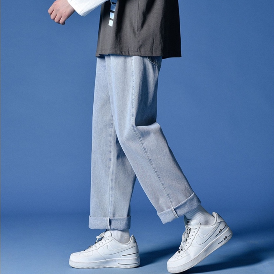 Quần baggy nam quần jean nam ống rộng suông đứng chất bò cao cấp PATADO TR01 | BigBuy360 - bigbuy360.vn
