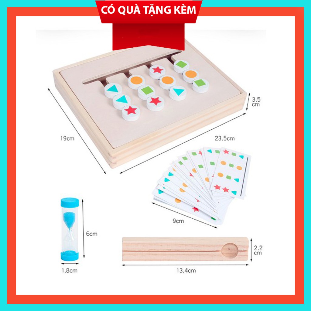 Đồ chơi thông minh Montessori - Logic Montessori