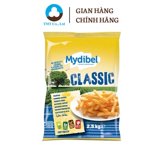 Khoai tây đông lạnh cắt thẳng 9/9 Mydibel 1kg - 2,5kg