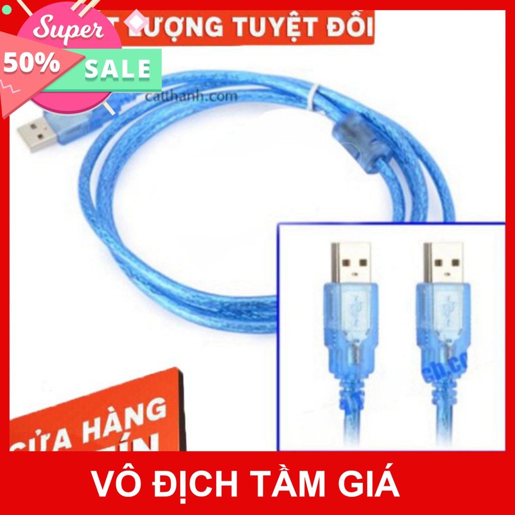 💚 Dây nối USB 2 đầu đực 60cm cao cấp Arigato Chuẩn Chất Lượng 💚