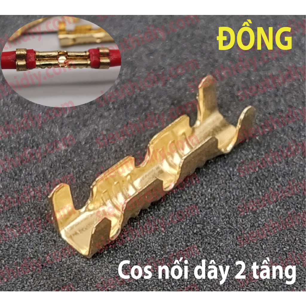 Cos nối dây 2 tầng, cốt Đồng 2 tầng dầy, nối dây chắc chắn