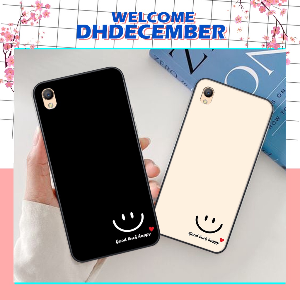 Ốp lưng Oppo A37 / NEO 9 / F1 PLUS in hình nice ,good luck happy ốp xinh viền dẻo đẹp chất