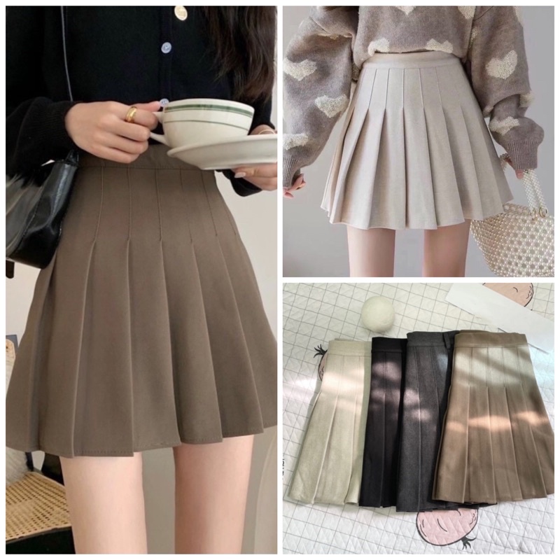 Chân váy tennis chất dạ [FREE SHIP] hàng Quảng Châu Cao Cấp (ẢNH THẬT)