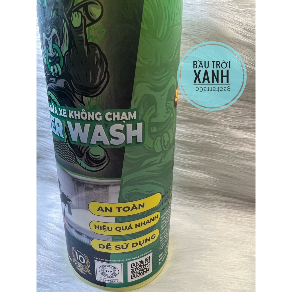 Nước rửa xe bọt tuyết không chạm SPRAYKING SUPER WASH 1 Lít, rửa xe siêu sạch, siêu sáng bóng, tạo bọt mịn nhiều bọt