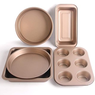 Set 5 khay nướng bánh - khuôn bánh mỳ khay nướng bánh