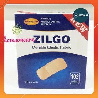[Chính hãng] [Sẵn]  Băng cá nhân Zilgo 102 miếng  Chĩnh Hãng Loại 1