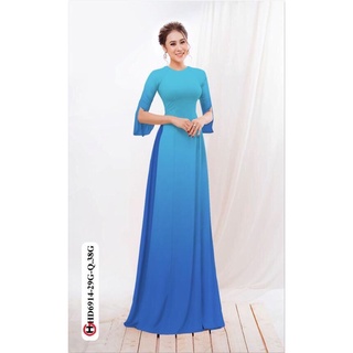 vải áo dài màu ombre