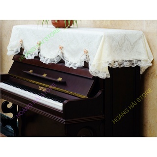 Khăn phủ đàn piano cơ, khăn phủ đàn piano điện tử 88 phím sang trọng chống bụi, chống xước