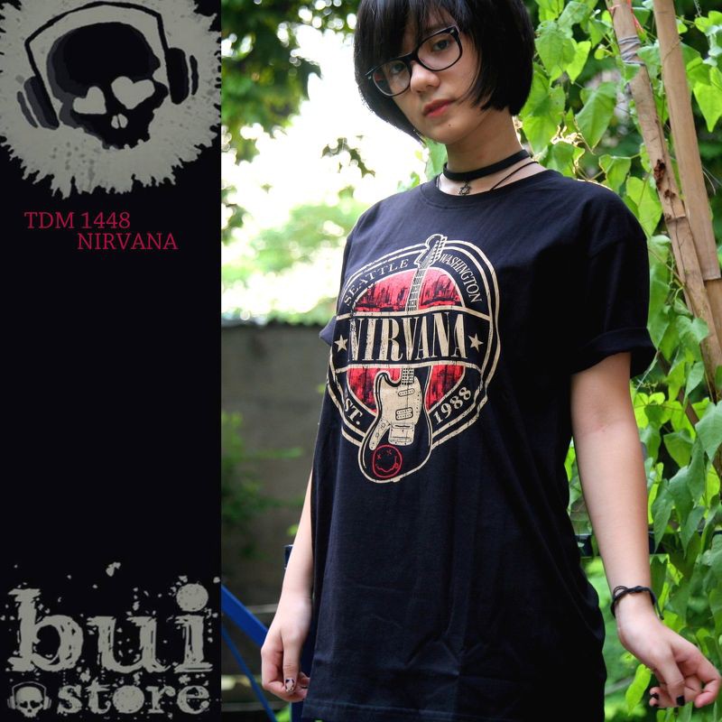 Áo Rock band tee phông / thun Nirvana TDM 1448
