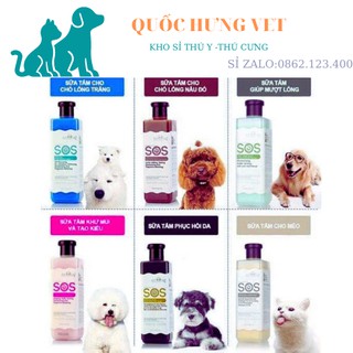 Sữa Tắm SOS cho chó mèo