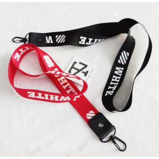Lanyard Keychain OFF WHITE - Dây đeo thẻ , dây móc khóa