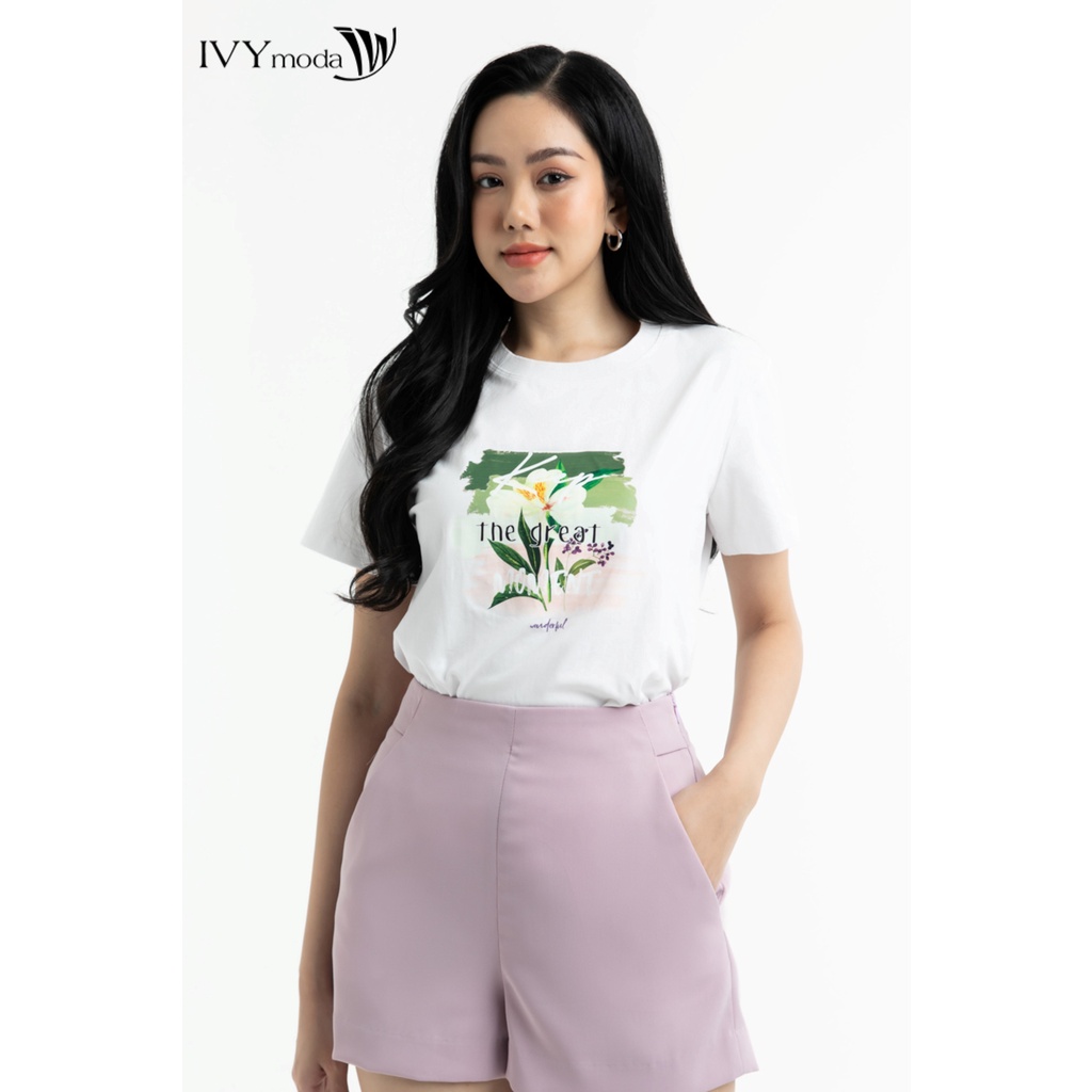 Áo Thun nữ The Great Moment IVY moda MS 57M7471
