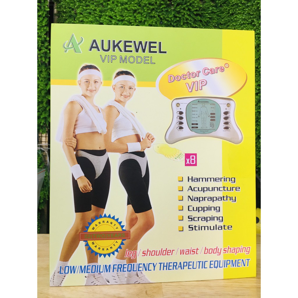 Máy Massage Xung Điện Trị Liệu Aukewel 8 Miếng Dán AK-2000-IV