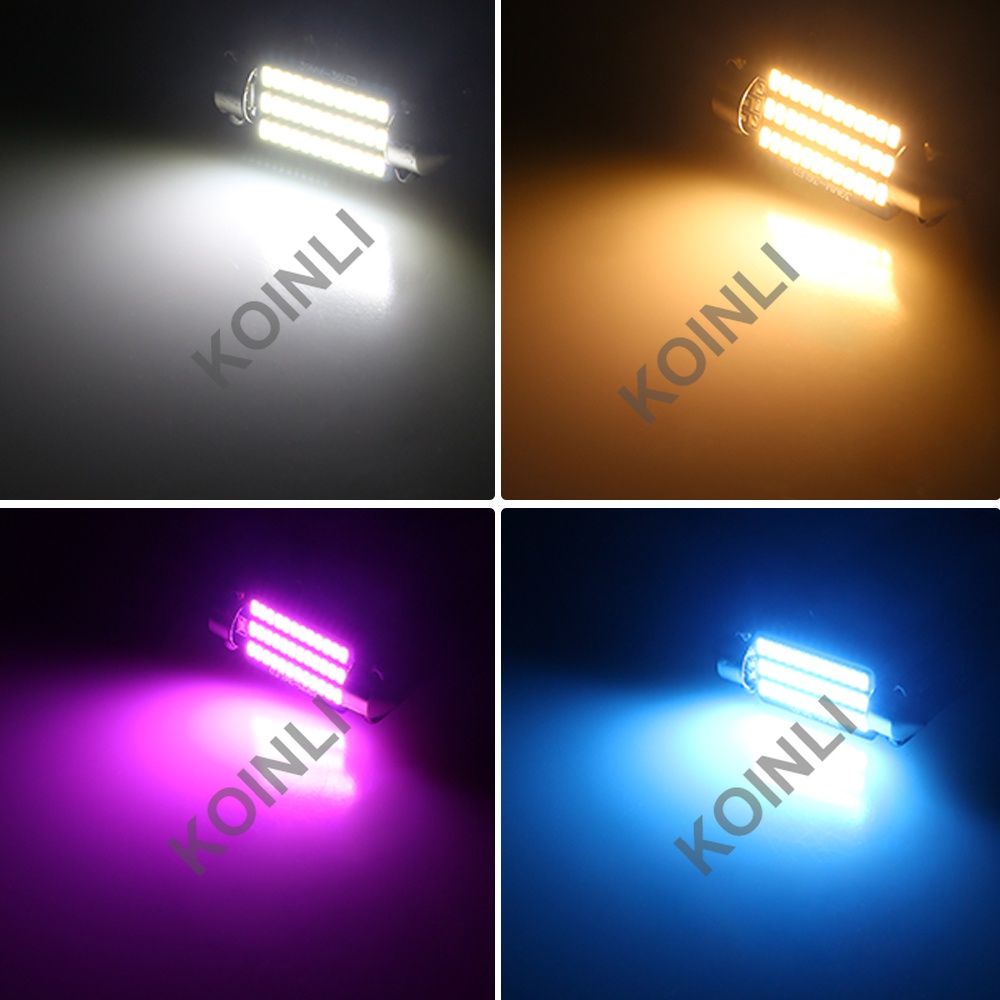 Đèn LED T10 31mm T4w W5w C10W C5W 28MM 39MM 41MM ánh sáng trắng chất lượng cao thích hợp cho xe hơi