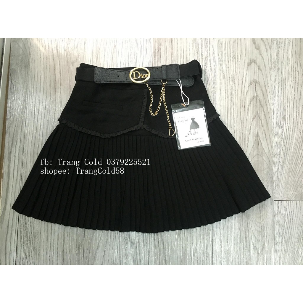 Chân váy xếp li kèm đai siêu xinh (Ảnh Thật shop tự chụp) | BigBuy360 - bigbuy360.vn