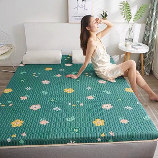 ( Cỡ lớn ) Chiếu điều hòa Latex cao su non mặt lụa đủ size, Đệm nệm lót cao su chống thấm nước, êm mát, chiếu nệm cao su