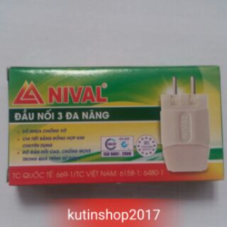 Phích chia 3 thông minh Nival