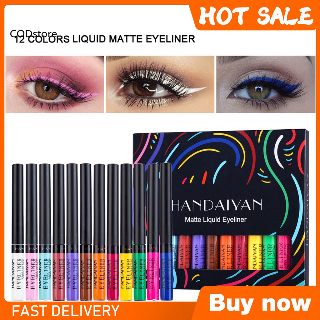 Bút kẻ mắt dạng lỏng chống thấm nước màu sắc thời trang
 | BigBuy360 - bigbuy360.vn