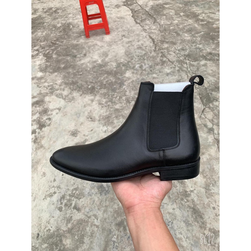 Chelseaboot Classic da nappa giày bốt nam Lỗi 1 đổi 1 trong 7 ngày mũi nhọn Giầy Chun bầu