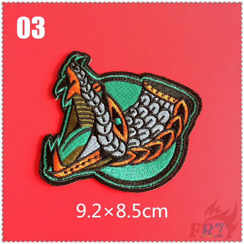 ✿ Sticker Ủi Thêu Hình Rắn Nam Bên TV Show: Riverdale ✿ 1 Sticker Ủi Thêu Hình Huy Hiệu