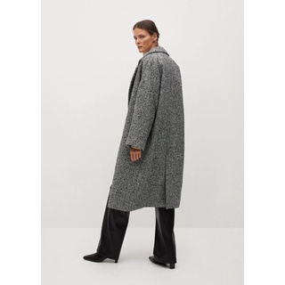 Áo dạ Mango dáng oversized xuất dư