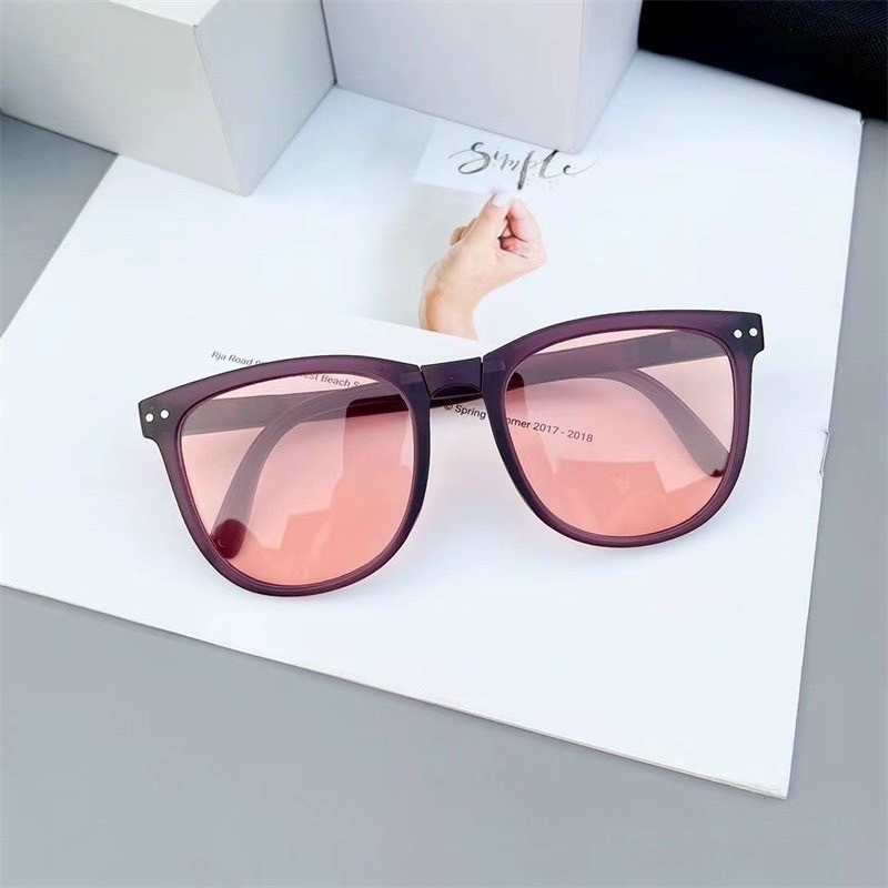 Mắt kính mát nữ cao cấp hàng hot 2022 JJGAPNU gọng nhựa kiểu dáng gập gọn tiện dụng đầy đủ box, tròng chống tia UV