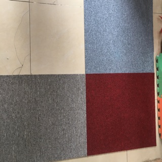 Combo 13 tấm thảm nỉ 50x50 đế cao su